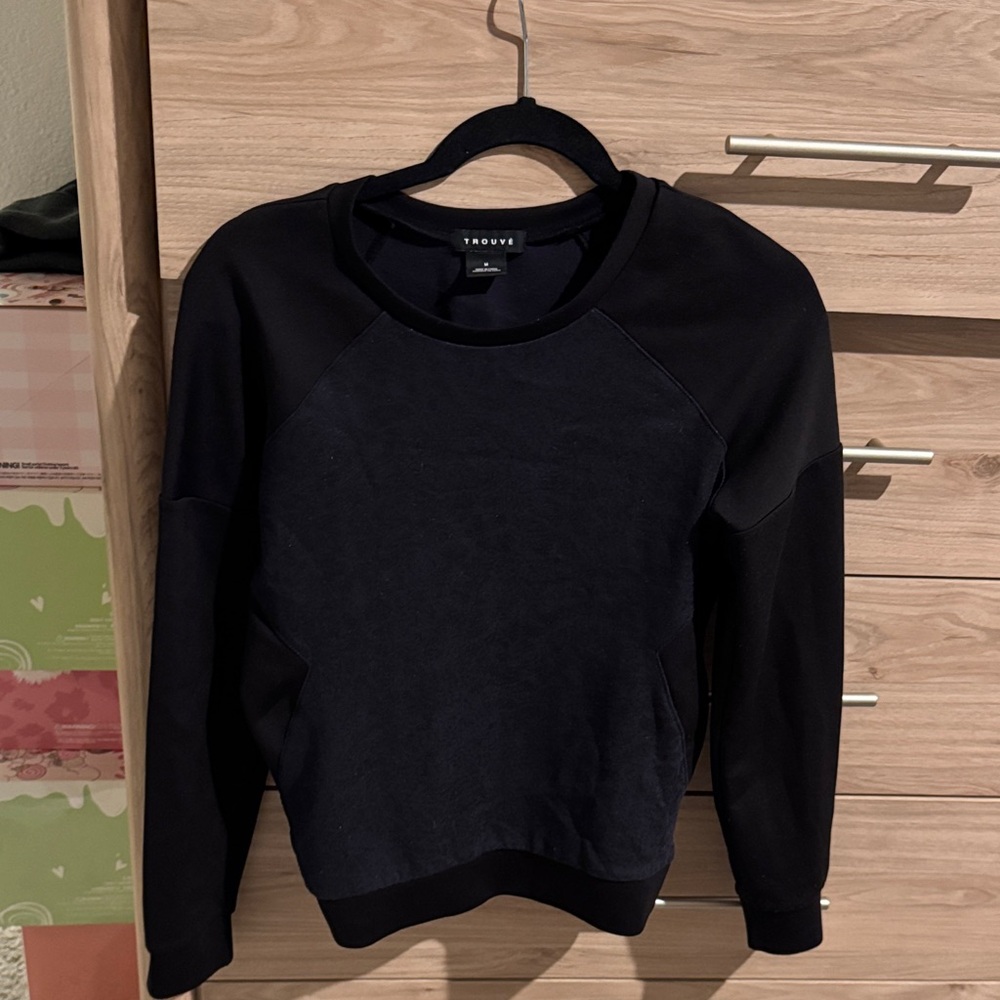 Trouve Black Sweater